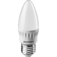 Лампа светодиодная LED 8вт E27 белый матовая свеча ОНЛАЙТ