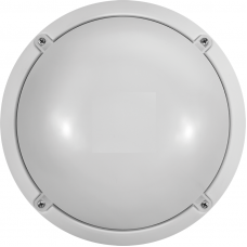 Светильник светодиодный ДБП-12w 4000К 900Лм круглый пластиковый IP65 белый ОНЛАЙТ
